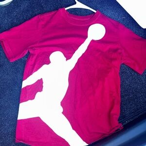 Jordan Red Jumpman T-Shirt Kids(L)